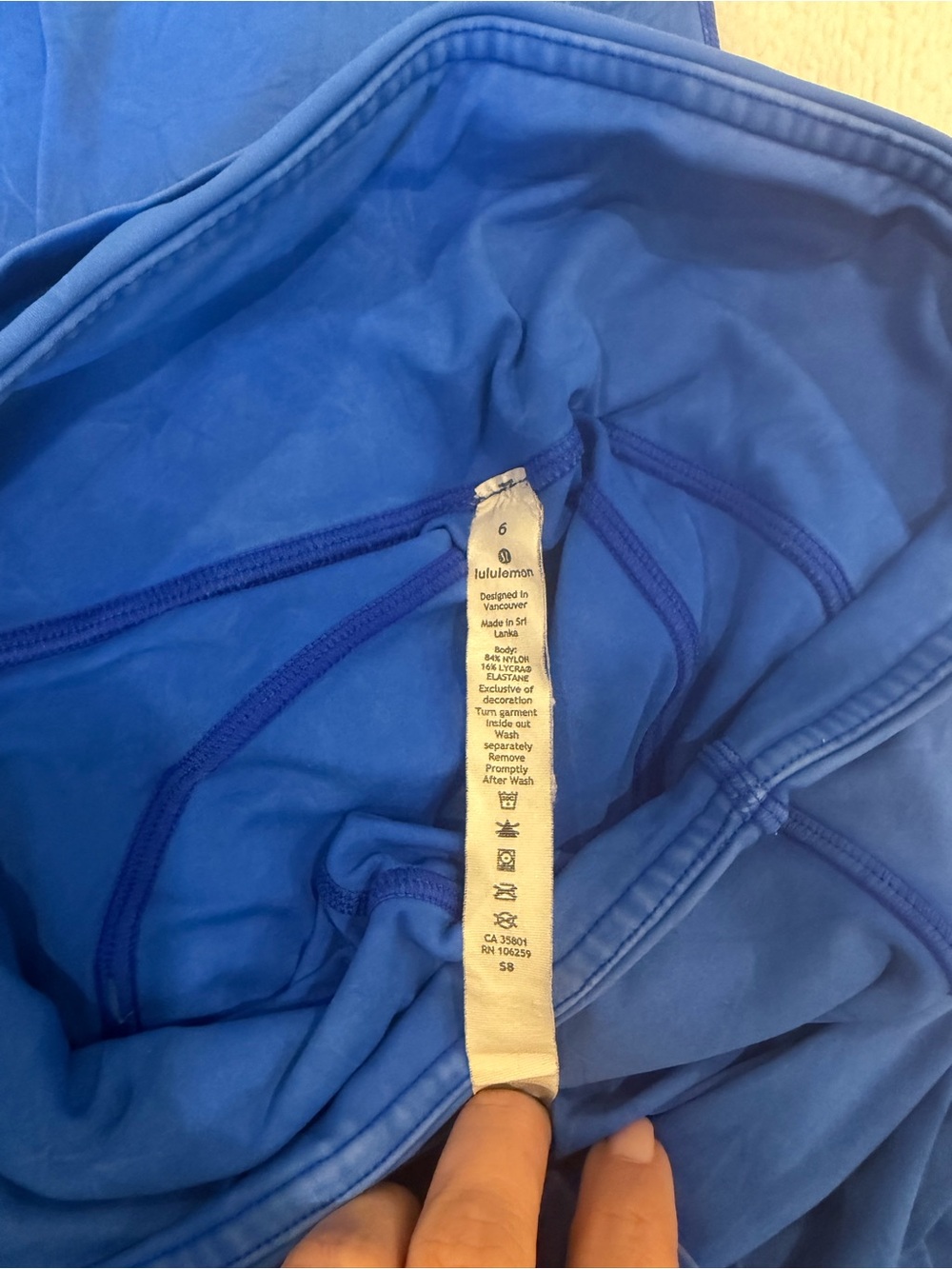lululemon athletica Cobalt Blue High-Rise Leggings - Picture 3 of 4